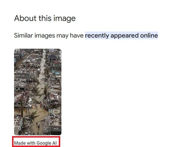 AI Image of Typhoon Kalmaegi’s Wrath in the Philippines Sparks Confusion